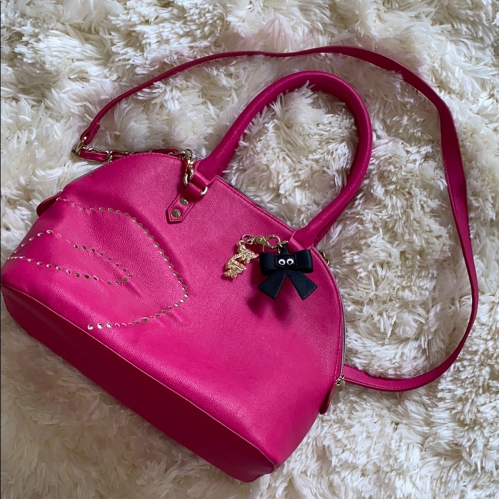 Cute hot pink Betsy Johnson bag
